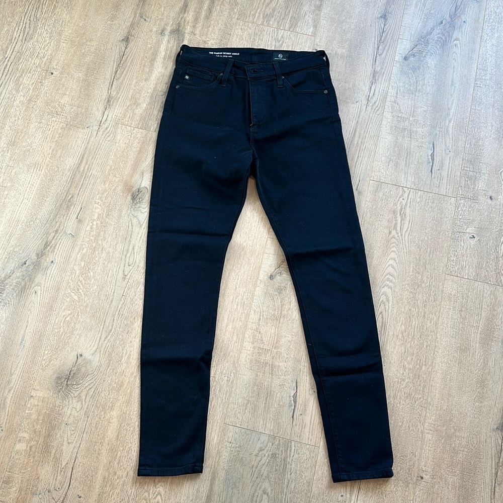 AG Farrah Skinny Ankle Black
